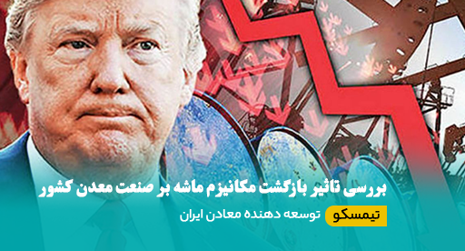 بررسی تاثیر بازگشت مکانیزم ماشه بر صنعت معدن کشور